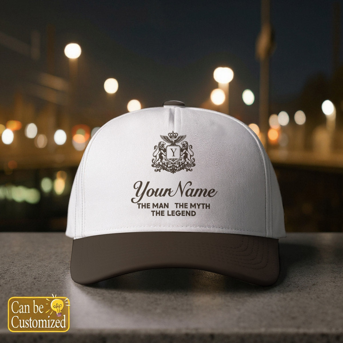 YOUR NAME HL10-CP79 Personalized Name Hat