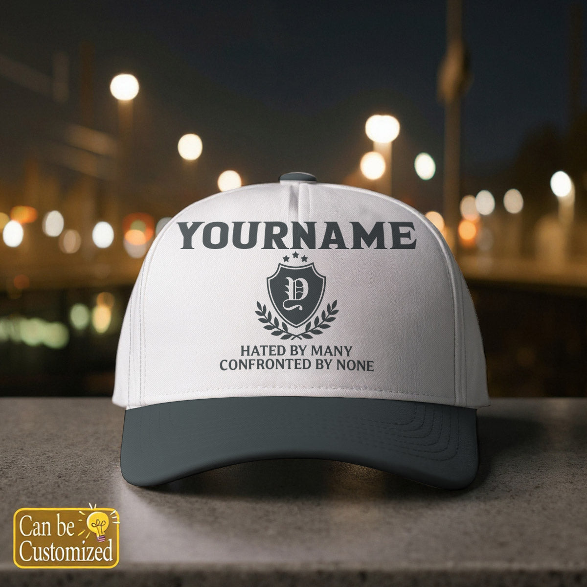 YOUR NAME HL04-CP79 Personalized Name Hat