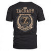 ZACHARY 2K-101–Personalized Name Quote Apparel “I Am NAME May Not Be Perfect But I Am Limited Edition”