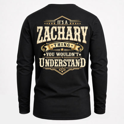 ZACHARY HH-F003–Personalized Name Quote Apparel “It’s an NAME Thing You Wouldn’t Understand”