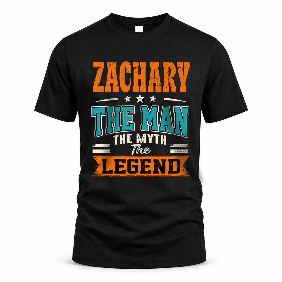 ZACHARY HH F007 The Man The Myth The Legend Personalized Shirt – Gift for Men
