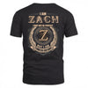 ZACH 2K-101–Personalized Name Quote Apparel “I Am NAME May Not Be Perfect But I Am Limited Edition”