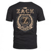 ZACK 2K-101–Personalized Name Quote Apparel “I Am NAME May Not Be Perfect But I Am Limited Edition”