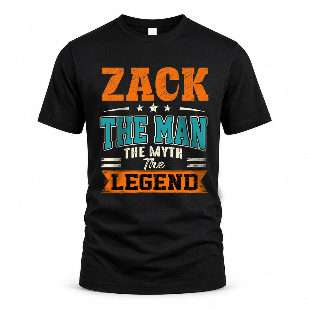ZACK HH F007 The Man The Myth The Legend Personalized Shirt – Gift for Men
