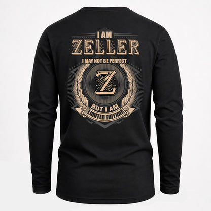 ZELLER 2K-101–Personalized Name Quote Apparel “I Am NAME May Not Be Perfect But I Am Limited Edition”