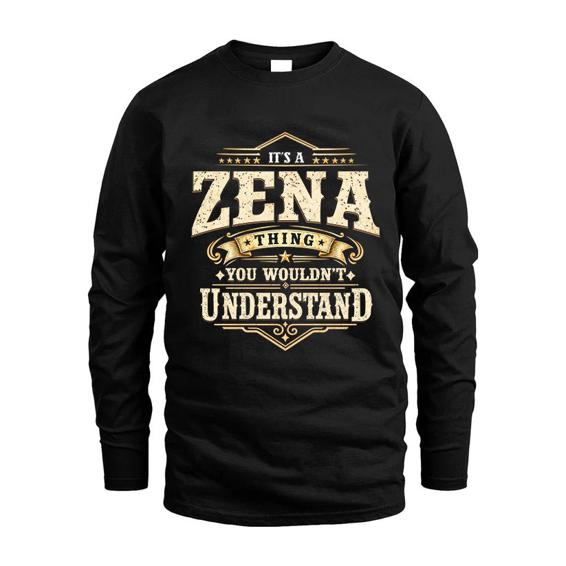 ZENA HH-F009–Personalized Name Quote Apparel “It’s an NAME Thing You Wouldn’t Understand”