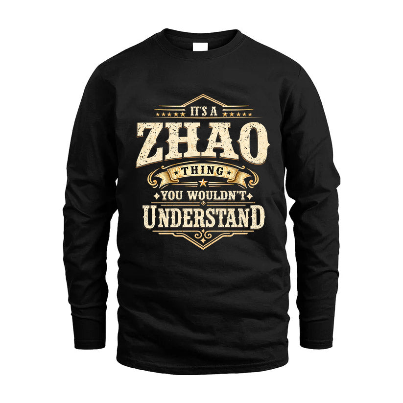 ZHAO HH-F009–Personalized Name Quote Apparel “It’s an NAME Thing You Wouldn’t Understand”