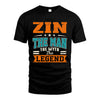 ZIN HH F007 The Man The Myth The Legend Personalized Shirt – Gift for Men