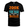 ZOOK HH F007 The Man The Myth The Legend Personalized Shirt – Gift for Men