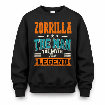 ZORRILLA HH F007 The Man The Myth The Legend Personalized Shirt – Gift for Men