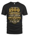 1980 HH89-K2 – Funny Birth Year Multitasker Quote T-Shirt