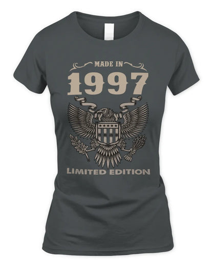 1997 HH89-K2 – Classic Birth Year Limited Edition T-Shirt - Women's Standard T-Shirt - Charcoal