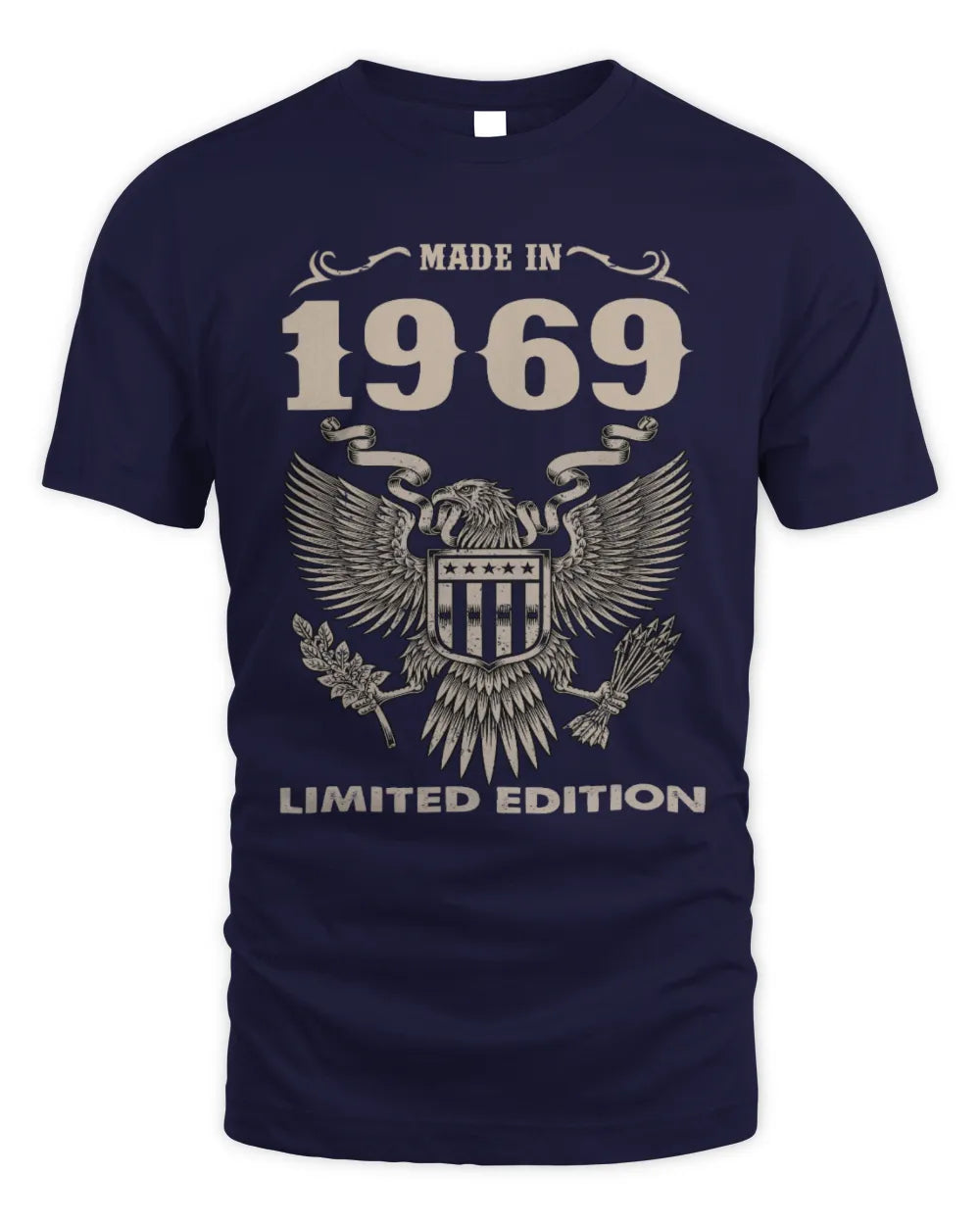 1969 HH89-K2 – Classic Birth Year Limited Edition T-Shirt - Unisex Standard T-Shirt - Navy