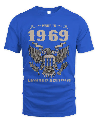 1969 HH89-K2 – Classic Birth Year Limited Edition T-Shirt - Unisex Standard T-Shirt - Royal