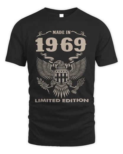 1969 HH89-K2 – Classic Birth Year Limited Edition T-Shirt - Unisex Standard T-Shirt - Black