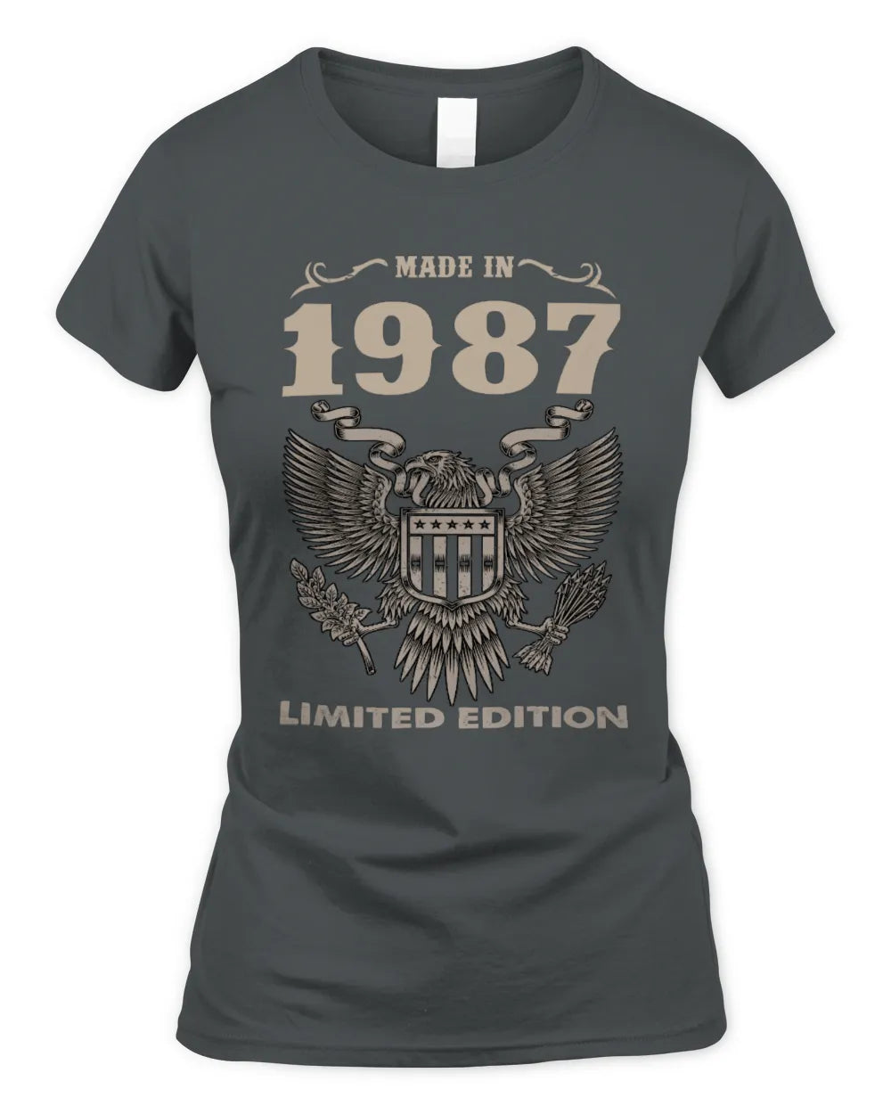 1987 HH89-K2 – Classic Birth Year Limited Edition T-Shirt - Women's Standard T-Shirt - Charcoal