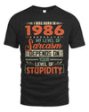 1986 HH89-K2 – Vintage Born to Be Sarcastic T-Shirt