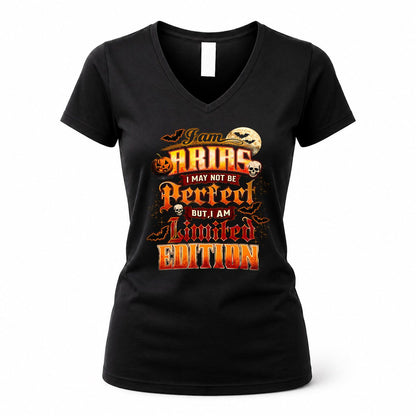 ARIAS HH-F008 – Personalized Name Halloween Shirt – “I May Not Be Perfect, But I Am Limited Edition” Custom Apparel