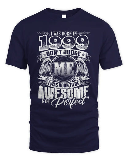 1999 HH89-K2 – Awesome Birth Year Quote T-Shirt - Unisex Standard T-Shirt - Navy