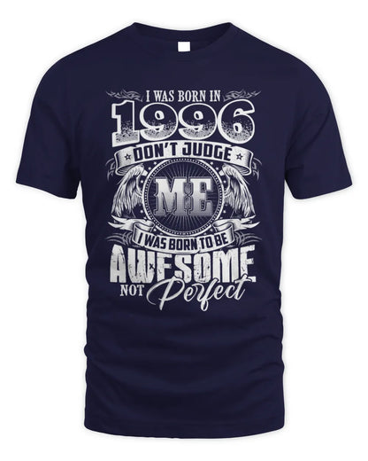 1996 HH89-K2 – Awesome Birth Year Quote T-Shirt - Unisex Standard T-Shirt - Navy