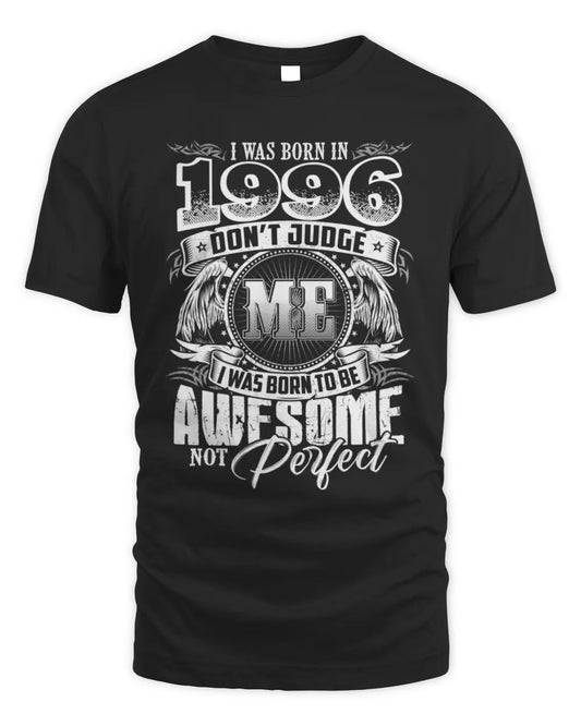 1996 HH89-K2 – Awesome Birth Year Quote T-Shirt - Unisex Standard T-Shirt - Black
