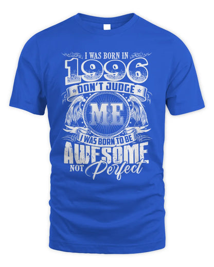 1996 HH89-K2 – Awesome Birth Year Quote T-Shirt - Unisex Standard T-Shirt - Royal