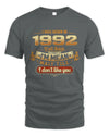 1992 HH89-K2 – Funny Birth Year Attitude Quote T-Shirt
