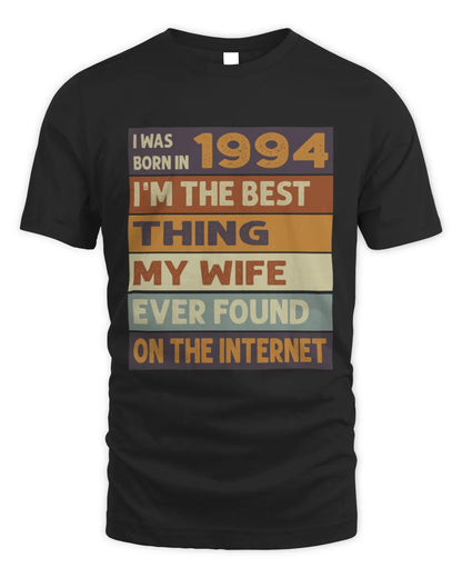 1994 HH89-K2 – Funny Birth Year Wife Quote T-Shirt - Unisex Standard T-Shirt - Black