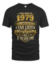 1979 HH89-K2 – Funny Birth Year Multitasker Quote T-Shirt
