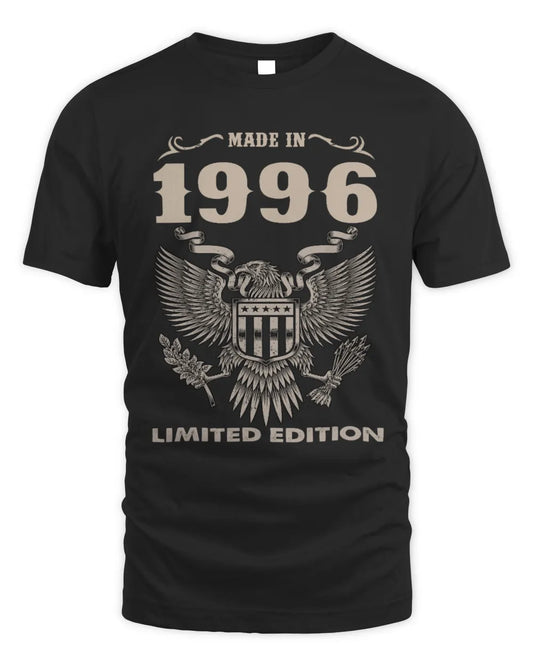 1996 HH89-K2 – Classic Birth Year Limited Edition T-Shirt - Unisex Standard T-Shirt - Black