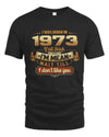 1973 HH89-K2 – Funny Birth Year Attitude Quote T-Shirt
