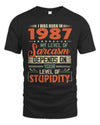1987 HH89-K2 – Vintage Born to Be Sarcastic T-Shirt