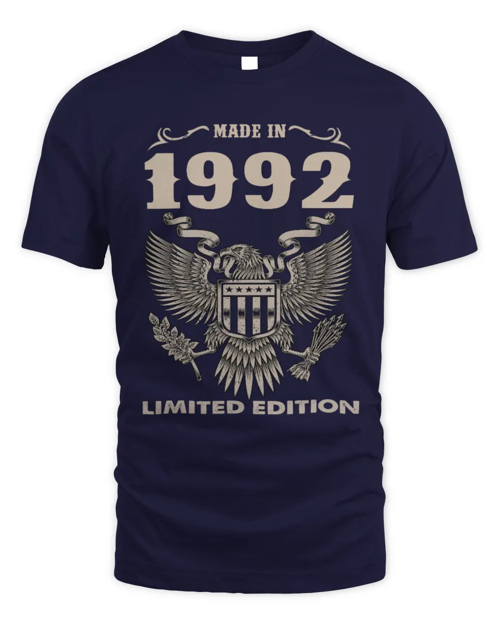 1992 HH89-K2 – Classic Birth Year Limited Edition T-Shirt - Unisex Standard T-Shirt - Navy