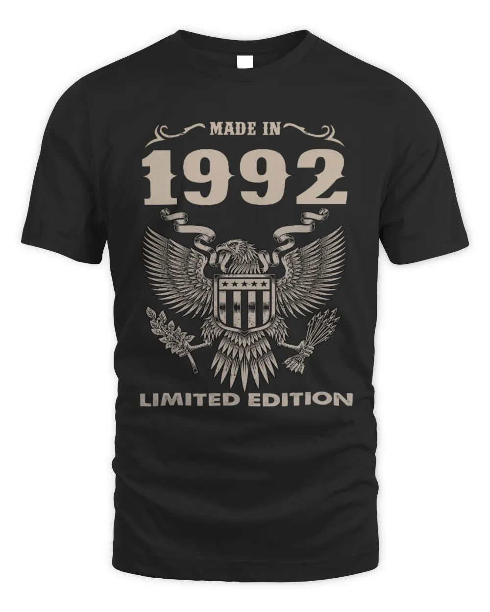 1992 HH89-K2 – Classic Birth Year Limited Edition T-Shirt - Unisex Standard T-Shirt - Black
