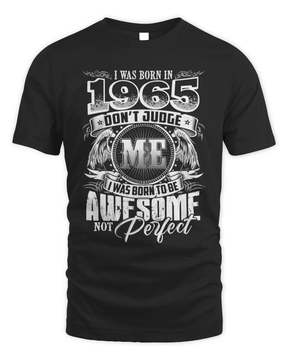 1965 HH89-K2 – Awesome Birth Year Quote T-Shirt - Unisex Standard T-Shirt - Black