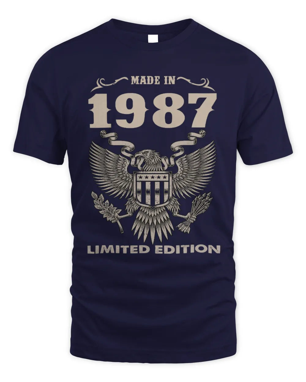 1987 HH89-K2 – Classic Birth Year Limited Edition T-Shirt - Unisex Standard T-Shirt - Navy