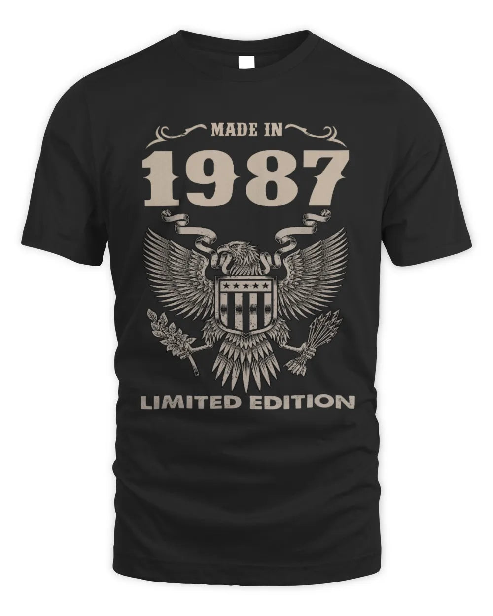 1987 HH89-K2 – Classic Birth Year Limited Edition T-Shirt - Unisex Standard T-Shirt - Black