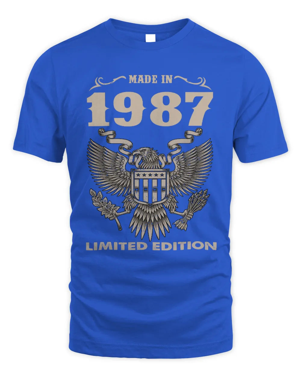 1987 HH89-K2 – Classic Birth Year Limited Edition T-Shirt - Unisex Standard T-Shirt - Royal
