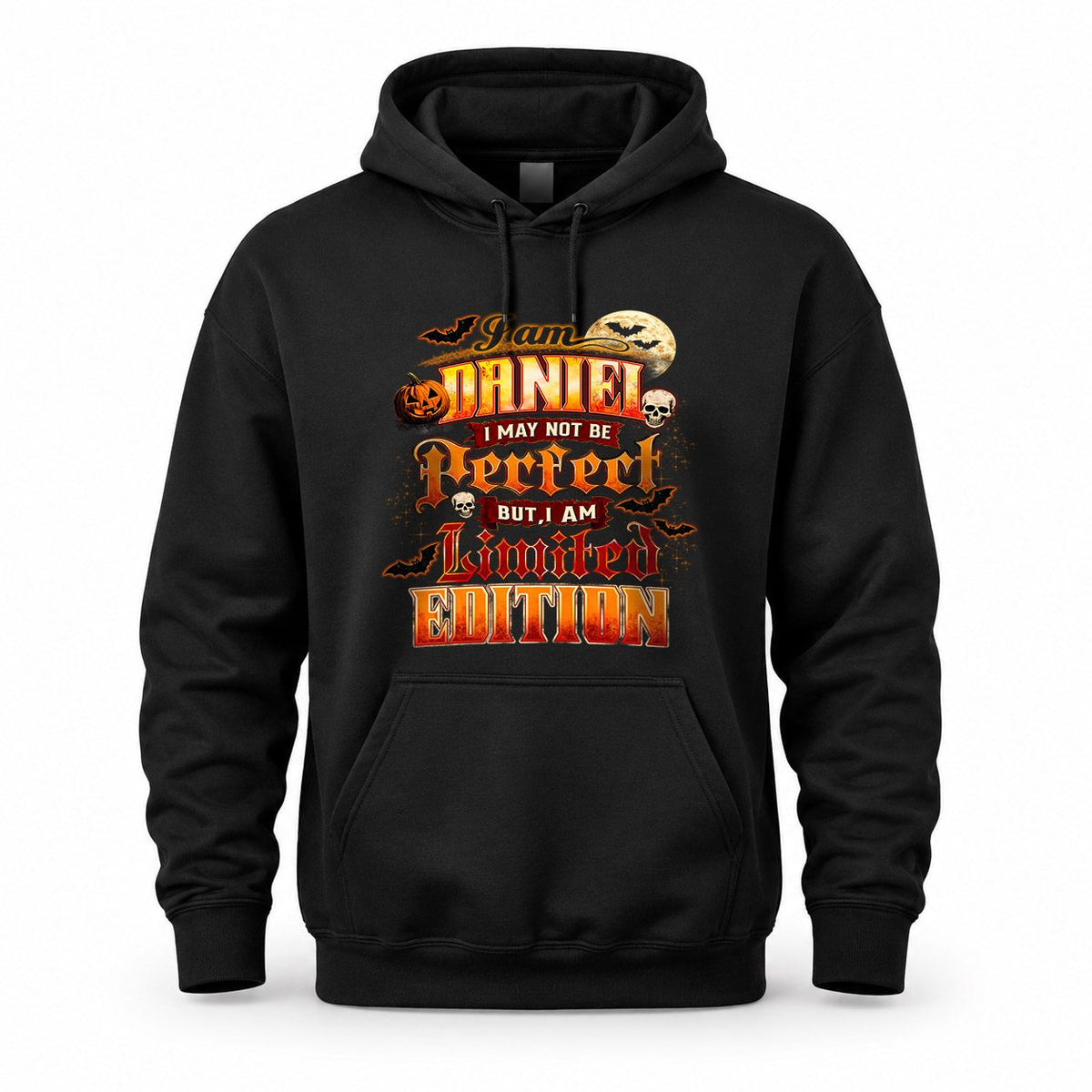DANIEL HH-F008 – Personalized Name Halloween Shirt – “I May Not Be Perfect, But I Am Limited Edition” Custom Apparel