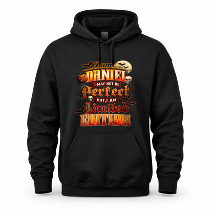 DANIEL HH-F008 – Personalized Name Halloween Shirt – “I May Not Be Perfect, But I Am Limited Edition” Custom Apparel