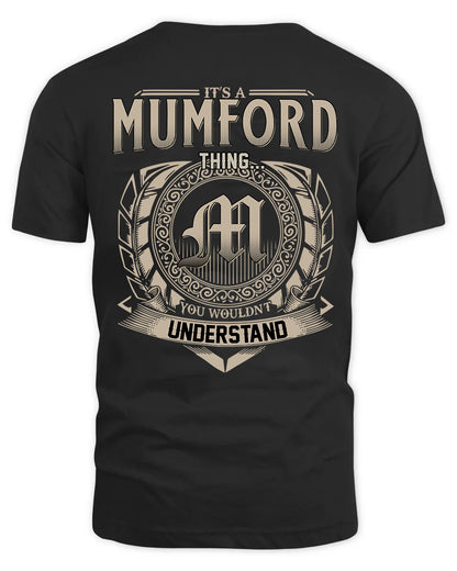 MUMFORD HH88-K2–Personalized Name Quote Apparel “It’s a/an NAME Thing You Wouldn’t Understand”