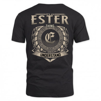 ESTER HH88-K2–Personalized Name Quote Apparel “It’s a/an NAME Thing You Wouldn’t Understand”