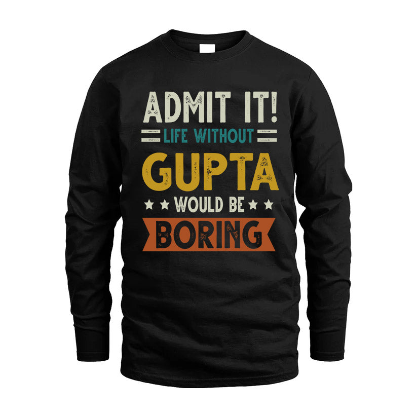CELAYA HH88-K2–Personalized Funny Quote Apparel “Life Without NAME Would Be Boring”