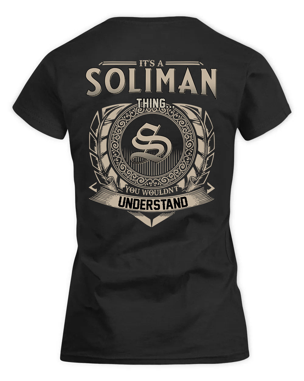 SOLIZ HH88-K2–Personalized Name Quote Apparel “It’s a/an NAME Thing You Wouldn’t Understand”