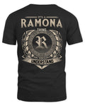 RAMONA HH88-K2–Personalized Name Quote Apparel “It’s a/an NAME Thing You Wouldn’t Understand”