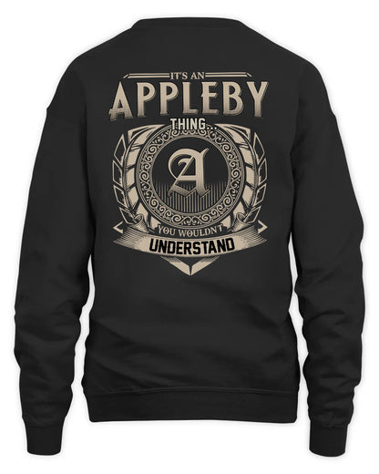 APPLEBY HH88-K2–Personalized Name Quote Apparel “It’s a/an NAME Thing You Wouldn’t Understand”