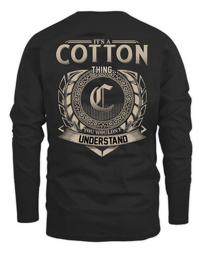 COTTON HH88-K2–Personalized Name Quote Apparel “It’s a/an NAME Thing You Wouldn’t Understand”