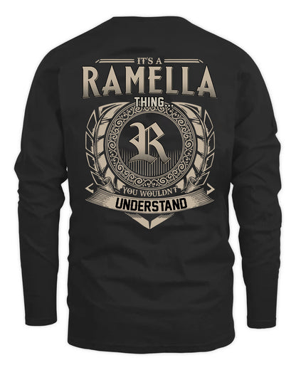RAMELLA HH88-K2–Personalized Name Quote Apparel “It’s a/an NAME Thing You Wouldn’t Understand”