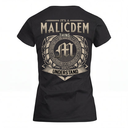MALICDEM HH88-K2–Personalized Name Quote Apparel “It’s an NAME Thing You Wouldn’t Understand”