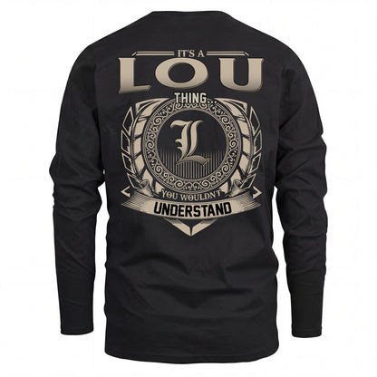 LOU HH88-K2–Personalized Name Quote Apparel “It’s an NAME Thing You Wouldn’t Understand”